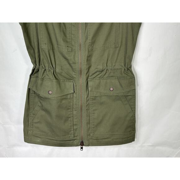 Duluth Trading Co Womens Size XS DuluthFlex Fire Hose Coolmax Vest Green Canvas - Picture 5 of 10